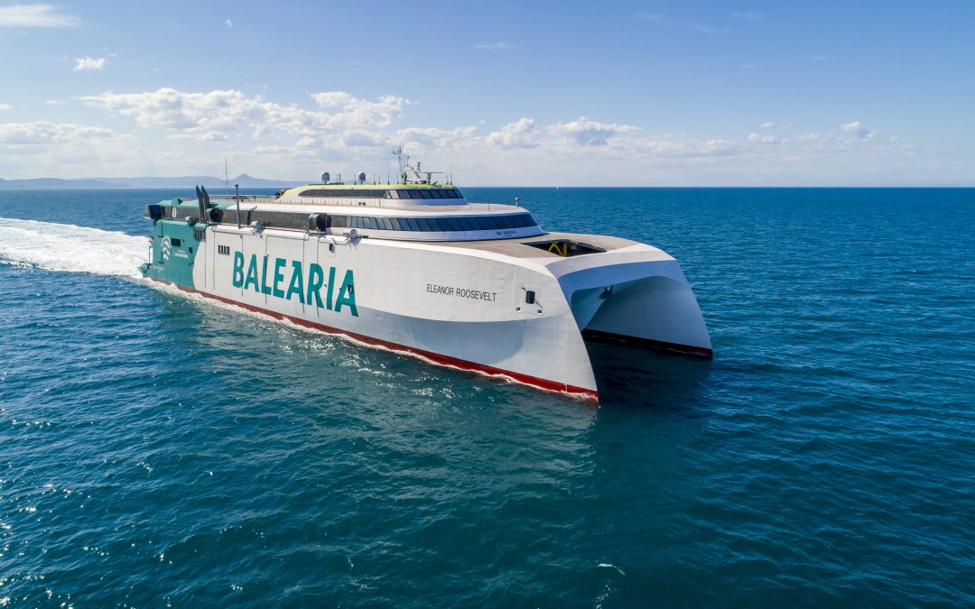 Baleària hace realidad el primer viaje descarbonizado de Europa usando biometano como combustible renovable