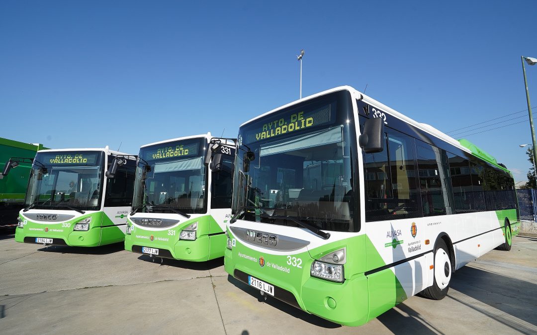 Valladolid apuesta por el GNC y adjudica la renovación de 57 autobuses en los próximos cuatro años