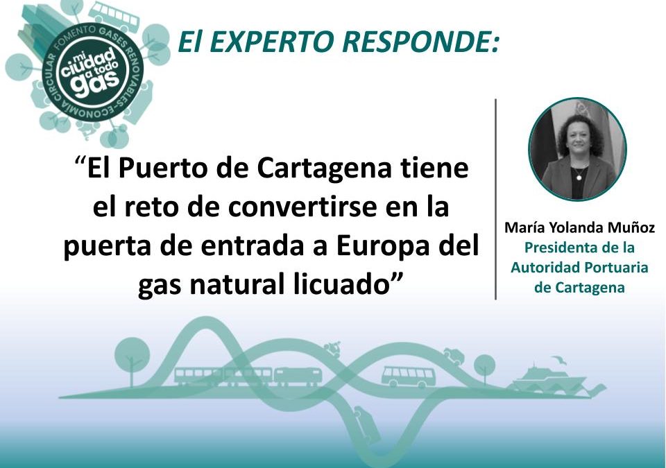 LA AUTORIDAD PORTUARIA DE CARTAGENA RESPONDE: María Yolanda Muñoz, Presidenta