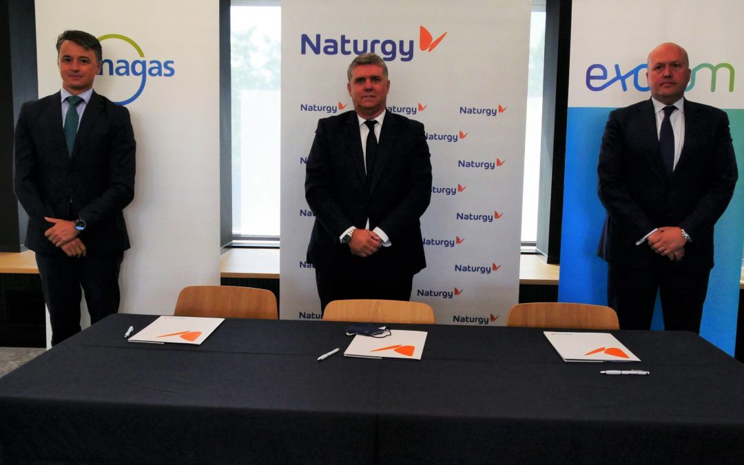 Enagás, Naturgy y Exolum desarrollan la primera gran alianza de hidrógeno verde para el ámbito de la movilidad en España