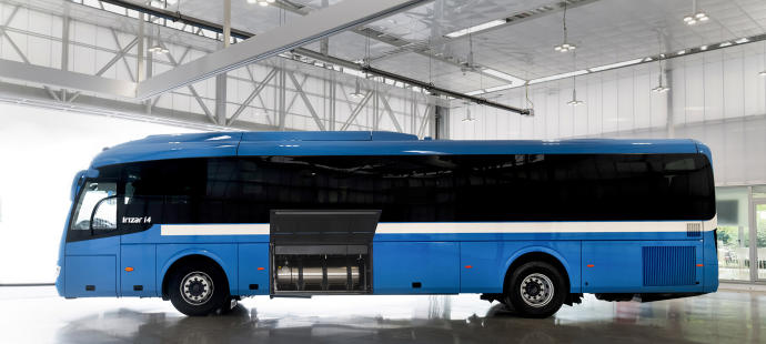 Irizar presenta su autobús de gas natural licuado con una autonomía de hasta 1.000 kms