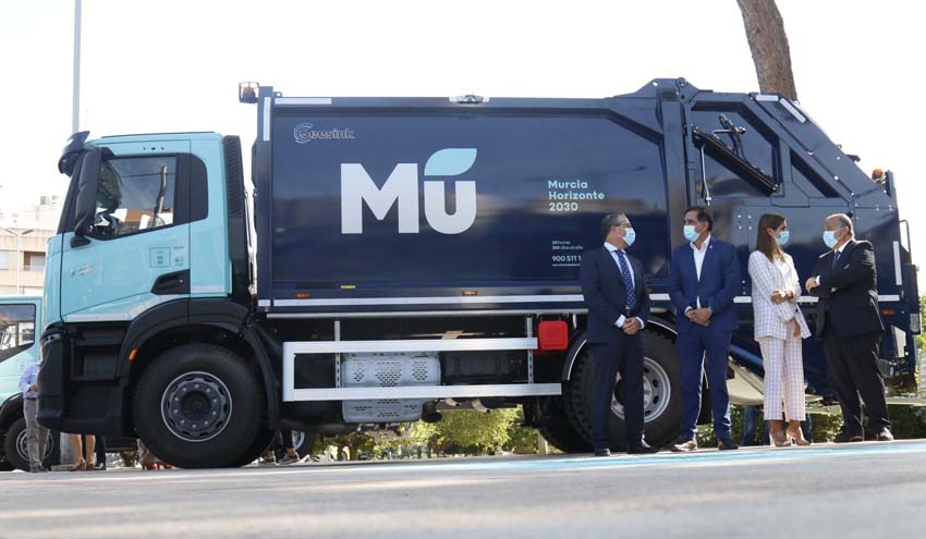 Murcia estrena una nueva flota de vehículos de recogida de residuos más sostenible