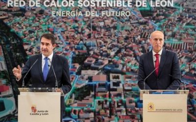 La Junta de Castilla y León invertirá más de 70 millones de euros en la construcción de la red de calor sostenible de la ciudad de León