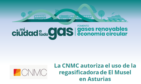 La CNMC autoriza el uso de la regasificadora de El Musel en Asturias