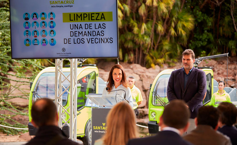 Santa Cruz de Tenerife incorpora vehículos a gas en su flota municipal de limpieza