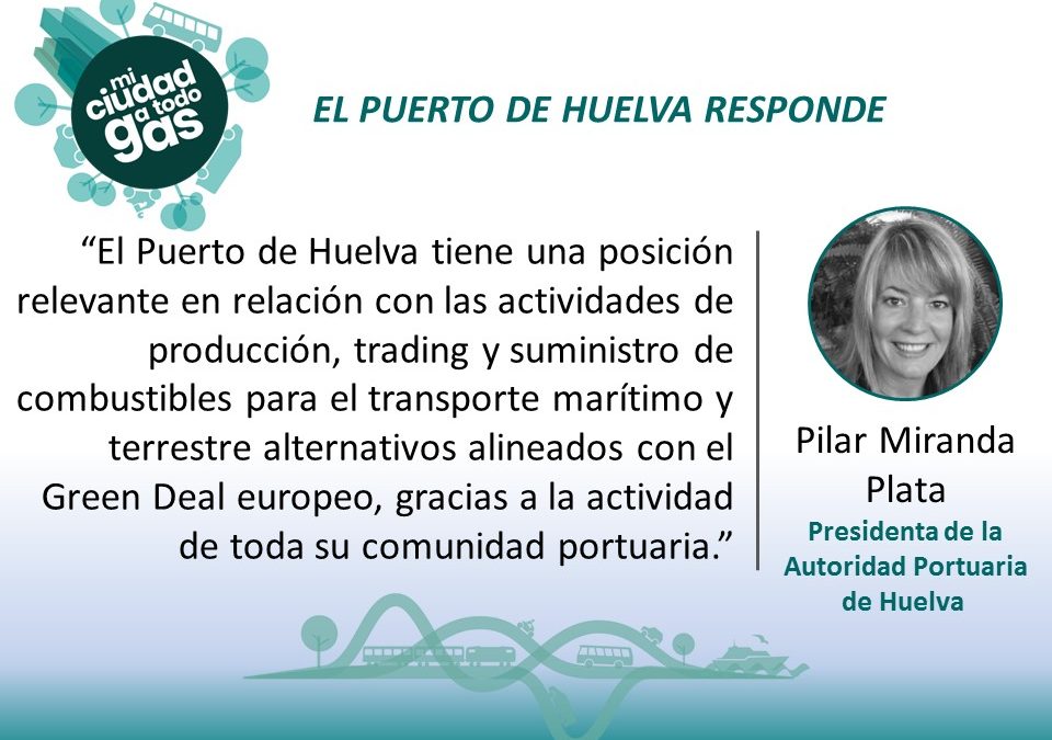 EL PUERTO DE HUELVA RESPONDE:  Pilar Miranda Plata, Presidenta de la Autoridad Portuaria de Huelva