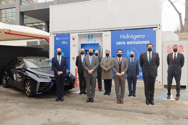 Madrid inaugura la primera hidrogenera de España para vehículos de pila de hidrógeno