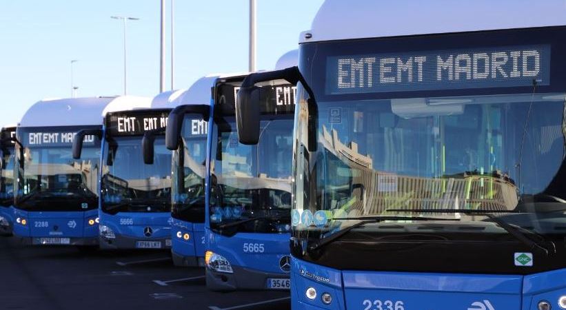 Madrid añade 520 autobuses a su flota de autobuses de Gas Natural Comprimido