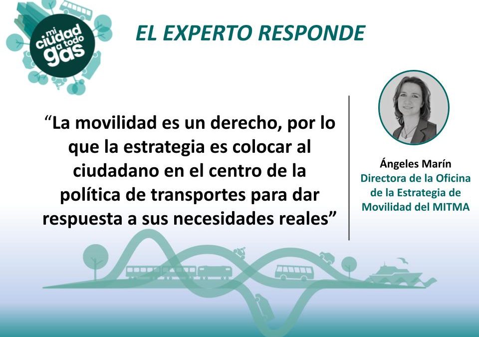 MITMA RESPONDE: Ángeles Marín Andreu, directora de la Oficina de la Estrategia de Movilidad del Ministerio de Transportes, Movilidad y Agenda Urbana
