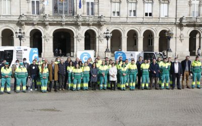 A Coruña presenta la nueva flota de vehículos de limpieza viaria apostando por el Gas Natural y la electricidad
