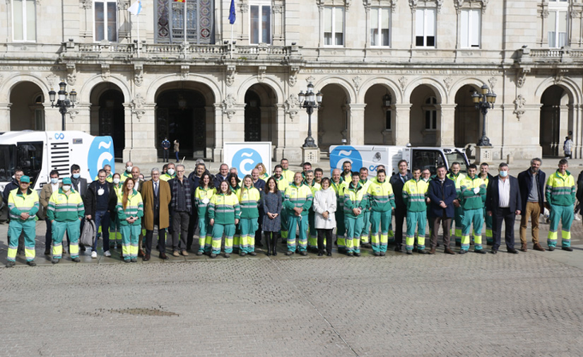 A Coruña presenta la nueva flota de vehículos de limpieza viaria apostando por el Gas Natural y la electricidad