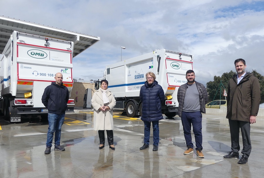 Segovia incorpora vehículos de GNC al servicio de recogida de residuos y limpieza viaria