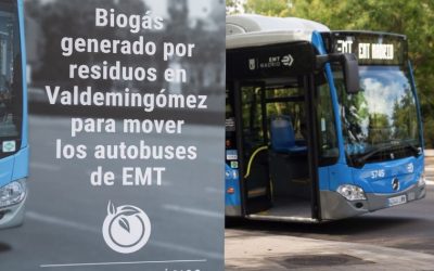 Madrid utilizará el biometano de Valdemingómez para mover los autobuses de EMT