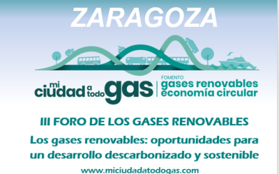 El III Foro de los Gases Renovables pide en Zaragoza más «velocidad» en el despliegue de los gases renovables en España