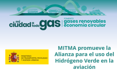 MITMA promueve la Alianza para el uso del Hidrógeno Verde en la aviación