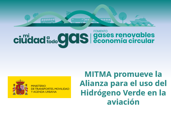 MITMA promueve la Alianza para el uso del Hidrógeno Verde en la aviación