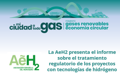 La AeH2 presenta el informe sobre el tratamiento regulatorio de los proyectos con tecnologías de hidrógeno