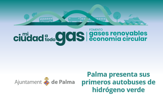 Palma presenta sus primeros autobuses de hidrógeno verde