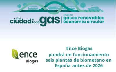 Ence Biogas pondrá en funcionamiento seis plantas de biometano en España antes de 2026