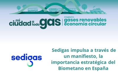 Sedigas impulsa a través de un manifiesto, la importancia estratégica del biometano en España