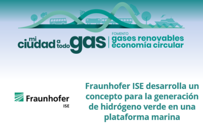 Fraunhofer ISE desarrolla un concepto para la generación de hidrógeno verde en una plataforma marina