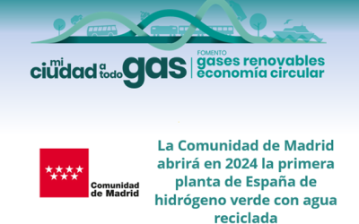 La Comunidad de Madrid abrirá en 2024 la primera planta de España de hidrógeno verde con agua reciclada