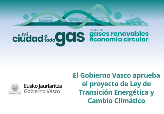 El Gobierno Vasco aprueba el proyecto de Ley de Transición Energética y Cambio Climático