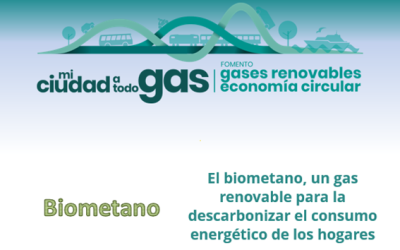 El biometano, un gas renovable para la descarbonizar el consumo energético de los hogares