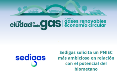 Sedigas solicita un PNIEC más ambicioso en relación con el potencial del biometano