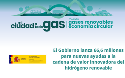 El Gobierno lanza 66,6 millones para nuevas ayudas a la cadena de valor innovadora del hidrógeno renovable
