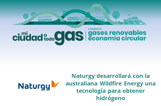 Naturgy desarrollará con la australiana Wildfire Energy una tecnología para obtener hidrógeno verde a partir de residuos