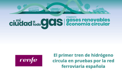El primer tren de hidrógeno, circula en pruebas por la red ferroviaria española