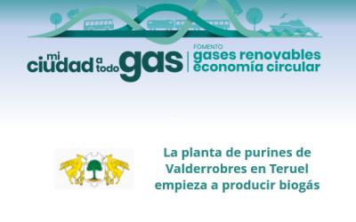 La planta de purines de Valderrobres en Teruel empieza a producir biogás