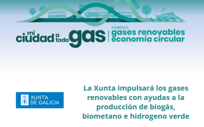 La Xunta impulsará los gases renovables con ayudas a la producción de biogás, biometano e hidrógeno verde