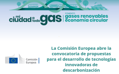 La Comisión Europea abre la convocatoria de propuestas para el desarrollo de tecnologías innovadoras de descarbonización