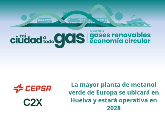 La mayor planta de metanol verde de Europa se ubicará en Huelva y estará operativa en 2028