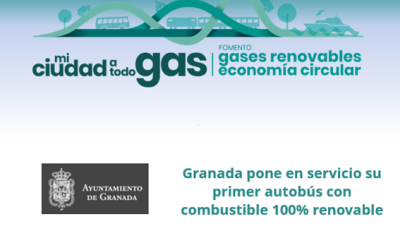 Granada pone en servicio su primer autobús con combustible 100% renovable