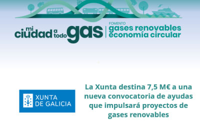 La Xunta destina 7,5 M€ a una nueva convocatoria de ayudas que impulsará proyectos de gases renovables