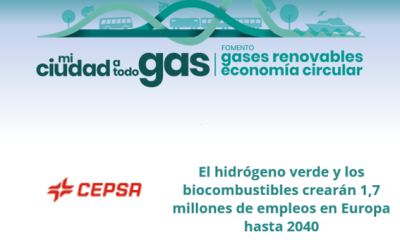 El hidrógeno verde y los biocombustibles crearán 1,7 millones de empleos en Europa hasta 2040