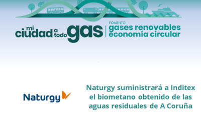 Naturgy suministrará a Inditex el biometano obtenido de las aguas residuales de A Coruña